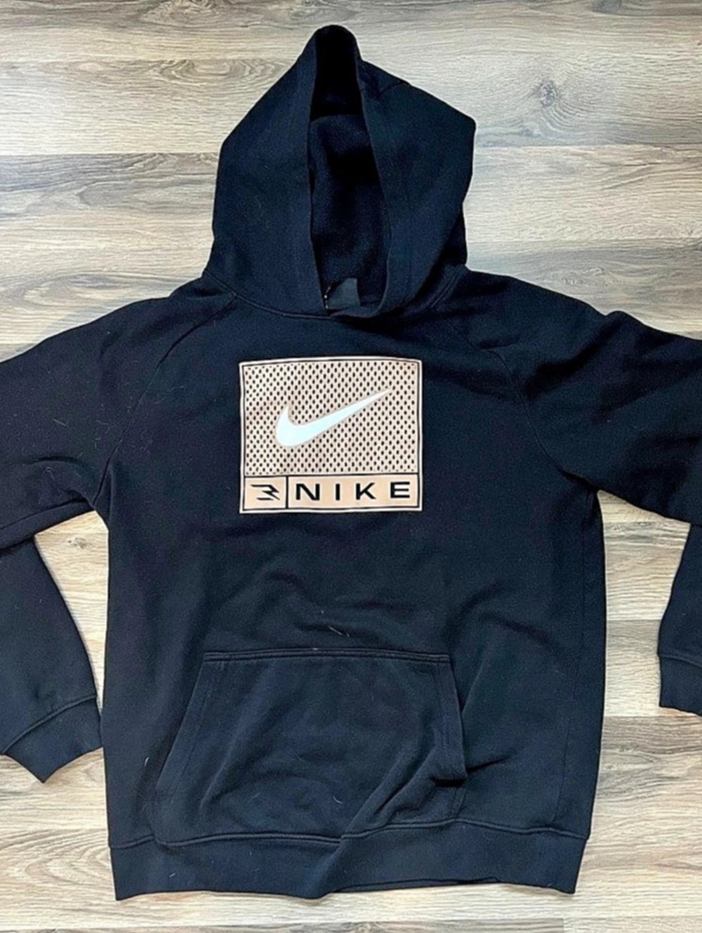 Nike Pullover Hoodie in Black Size Large Like New